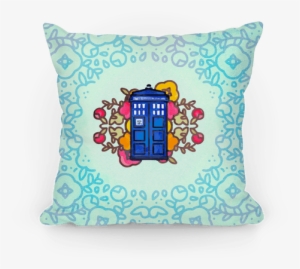 Watercolor Doctor Who Icon Pillow Pillow