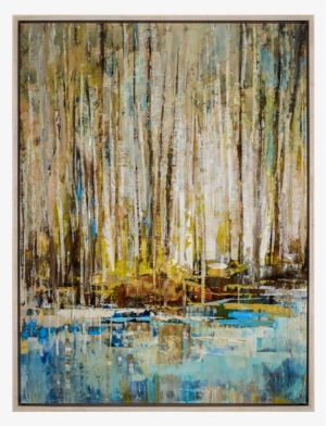 forest reflected - gallery wrap