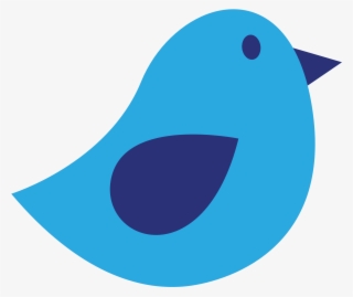 Bluebird Clipart Twitter - Cute Birds Vector Png