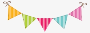 Happy Birthday Flag Banner Clip Art Png - Birthday Flag Banner Png