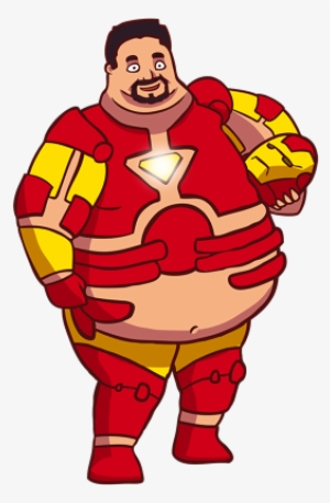 Iron Man Ain't Gonna Be Flying Around With That Much - Fat Superhero