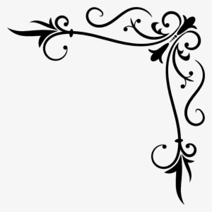 Banner Free Library Collection Of Free Accenting Clipart - Corner Clipart Png