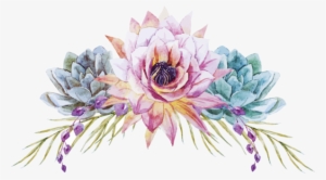 Wedding Bands Png - Watercolor Floral Vector Png