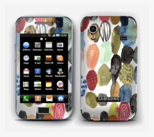 Dots Watercolor - Case-mate Barely There - Black - For Samsung Galaxy