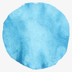 Watercolor Circle Png Clip Art Transparent Stock - Blue Watercolor Circle Png