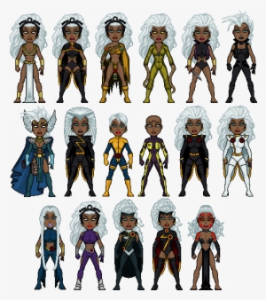 The Evolution Of Storm By Geekinell-d77b5fu Black Panther - Black Panther Suit Evolution