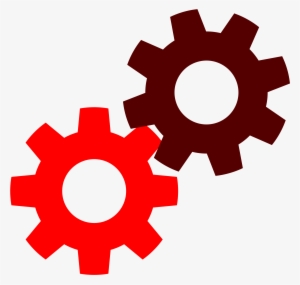 This Free Icons Png Design Of Gears In Red