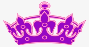 Clipart Princess Crown - Pink And Purple Crown