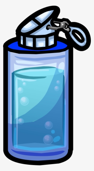 Blue Water Bottle Icon - Water Bottle Clip Art