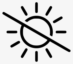 Do Not Expose To Sunlight Comments - Simple Sun Outline