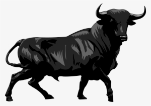 Charging Bull Wall Street Illustration - Wall Street Bull