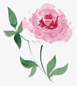 Watercolor Flowers Png - Watercolor Flower Png Pink