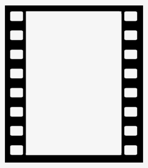 Film Reel Border Png Black And White - Film Strip Transparent Background