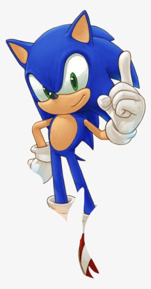 Sonic Hedgehog Jumping Side transparent PNG - StickPNG