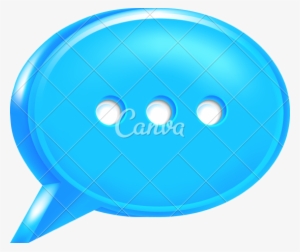 Blur Clipart Speech Bubble - Canva