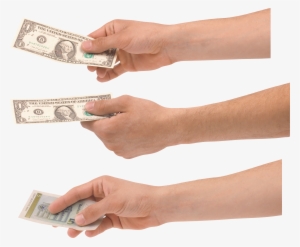 Money's On Hand Png Image - Hand Holding Money Png
