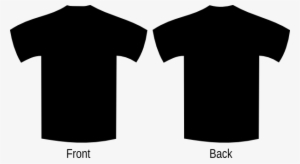 Blank Black Shirt Png Vector Stock - Black V Neck Shirt Template