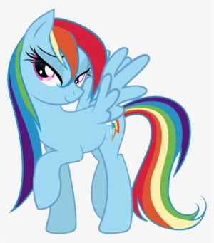 Movies - Rainbow Dash My Little Pony Blue