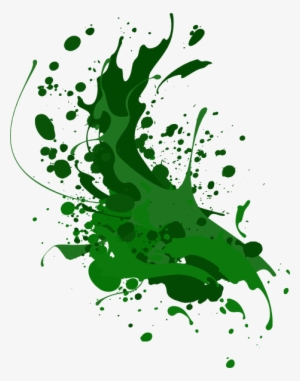 Green Paint Splatter - Green Paint Splatter Png