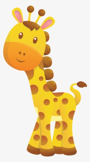 Giraffe Clipart Watercolor Safari Wildlife Animal Jungle - Animalitos De La Selva Png
