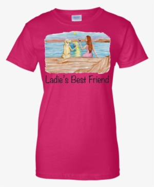 Ladie's Best Friends Watercolor T-shirt