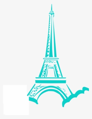 How To Set Use Blue Eiffel Tower Svg Vector