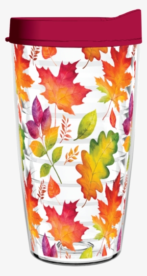 Watercolor Fall Leaves 16oz Tumbler - Tumbler