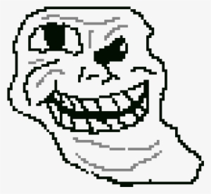 Troll Face - Pixel Art Troll Face