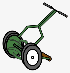 Cartoons Push Lawn Mower - Cartoon Lawn Mower Png