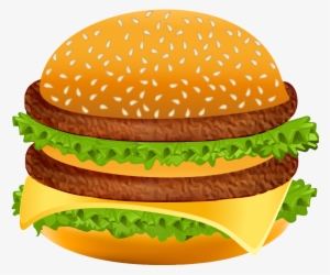 Hamburger Cliparts Transparent - Hamburger Clipart Png