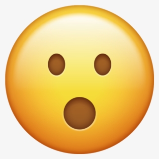Download Surprised With Teeth Iphone Emoji Icon In - Transparent Background Surprised Emoji