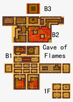 Legend Of Zelda, The - Cave Of Flames