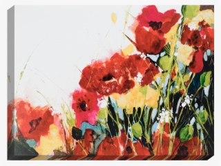 poppies - gallery wrap - jan griggs canvas art prints - poppies and flowers