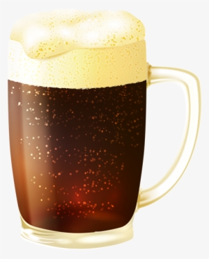 Mug Of Dark Beer Png Vector Clipart Image - Dark Beer In Mug