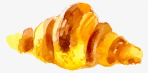 Croissant Bakery Bread Picnic - Cartoon Croissant Png