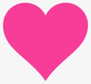 Heart Png - Hot Pink Heart Png