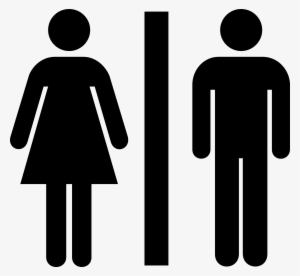 [men And Women Have Compared And Contrasted Their Ways - Toilets Clip Art