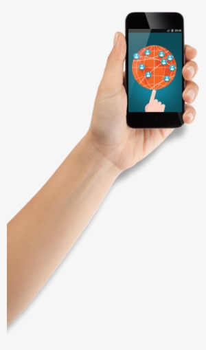 Android Phone Png Transparent - Arm With Smartphone Png