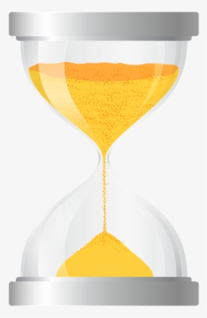 Hourglass, Timer, Gold, Illustration, Time, Png - Yellow Hourglass