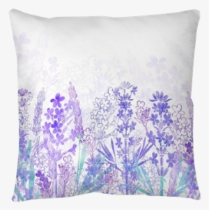 Floral Background With Lavender Flowers And Place For - Lavender Floral Background