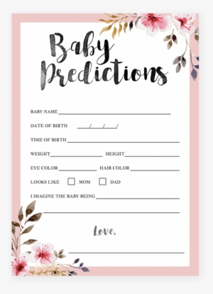 Girl Baby Shower Printables, Wishes For Baby, Watercolor - Flower Baby Shower Invitation