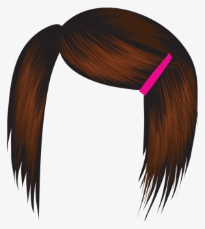 Brown Wig Clipart - Hair Accessory Hair Clip Clip Art