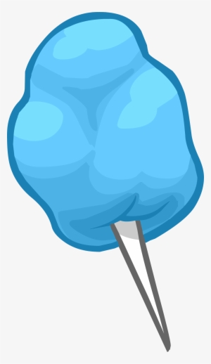 Blue Cotton Candy Clipart - Cartoon Cotton Candy Png