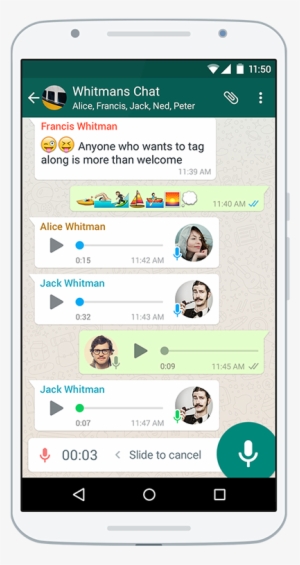 Voice Messages - Whatsapp Version 2.16 396