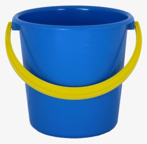 Blue Plastic Bucket Png Image - Bucket Png