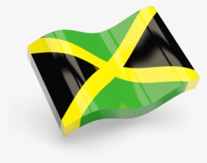 Jamaica Flag Icon Wave - Jamaica Flag Icon Png