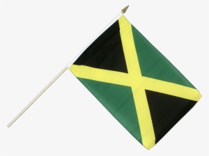 Hand Waving Flag 12x18" - Jamaican Flag Png