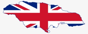 Flag Map Of British Jamaica - Jamaica British Flag