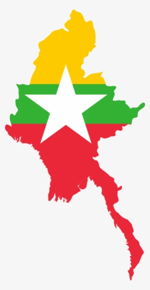 Flag Of Myanmar Mivar - Myanmar Png