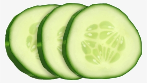Vector Freeuse Cucumber Slice Clipart - Sliced Cucumber Png Transparent